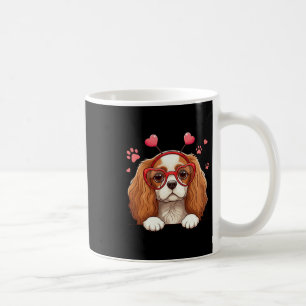 Funny Cavalier King Charles Spaniel Heart Headnd V Coffee Mug