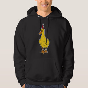 Funny Celebrating Cute Duck for Duck Lovers and Ow Hoodie