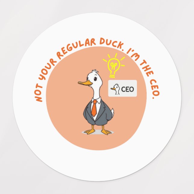 Funny CEO Duck (Design 1)