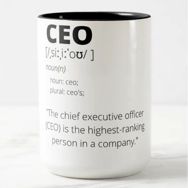 Funny CEO gift mug for men and women  (Creator Uploaded)