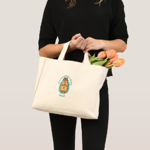 Funny CEO of Doing Nothing Capybara Custom Mini Tote Bag