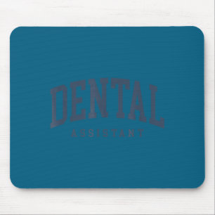 Funny Certified Dental Assistant Hygienist Design Mouse Pad