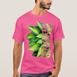 Funny Certified Streaked Hosta Plant Lover Gardeni T-Shirt