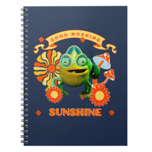 Funny Chameleon Good Morning Sunshine Retro Art Notebook