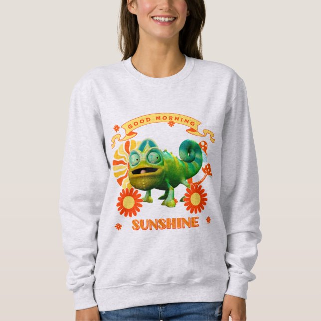 Funny Chameleon Good Morning Sunshine Sweatshirt (Front)