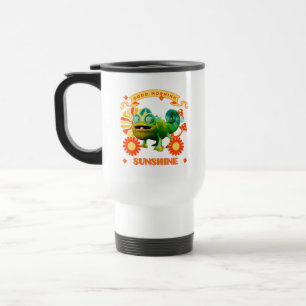 Funny Chameleon Good Morning Sunshine Travel Mug