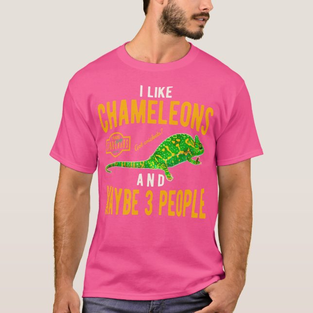 Funny Chameleon T-Shirt (Front)