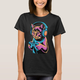 Funny Chameleon Video Games Lover Gamer Gaming T-Shirt