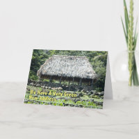 Funny Change of Address - Polynesian Hut