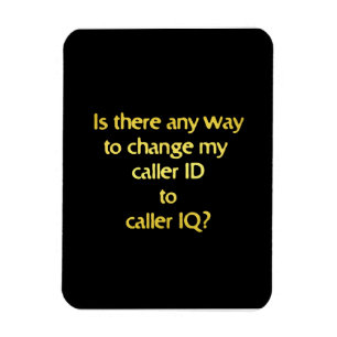 Funny Changing ID to IQ Joke Magnet