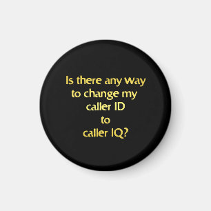 Funny Changing ID to IQ Joke Magnet
