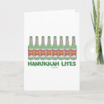 FUNNY  CHANUKAH HANUKKAH LITES GIFTS HOLIDAY CARD<br><div class="desc">GIVE THESE HANUKKAH LITES GIFTS TO YOUR FAVORITE DRINKERS WHO APPRECIATE JEWISH HUMOR.</div>