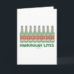 FUNNY  CHANUKAH HANUKKAH LITES GIFTS HOLIDAY CARD<br><div class="desc">GIVE THESE HANUKKAH LITES GIFTS TO YOUR FAVORITE DRINKERS WHO APPRECIATE JEWISH HUMOR.</div>