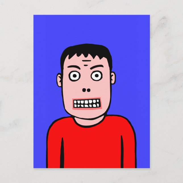 Funny Character Postcard (Front)