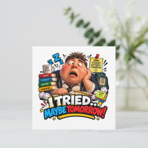 Funny Characters Back to School Balloon Card