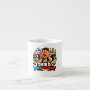 Funny Characters Back to School Balloon Espresso Cup