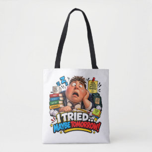 Funny Characters Back to School Balloon Tote Bag