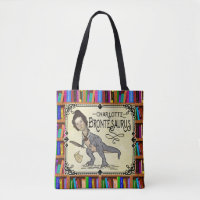 Funny Charlotte Bronte Saurus Dinosaur Book Reader