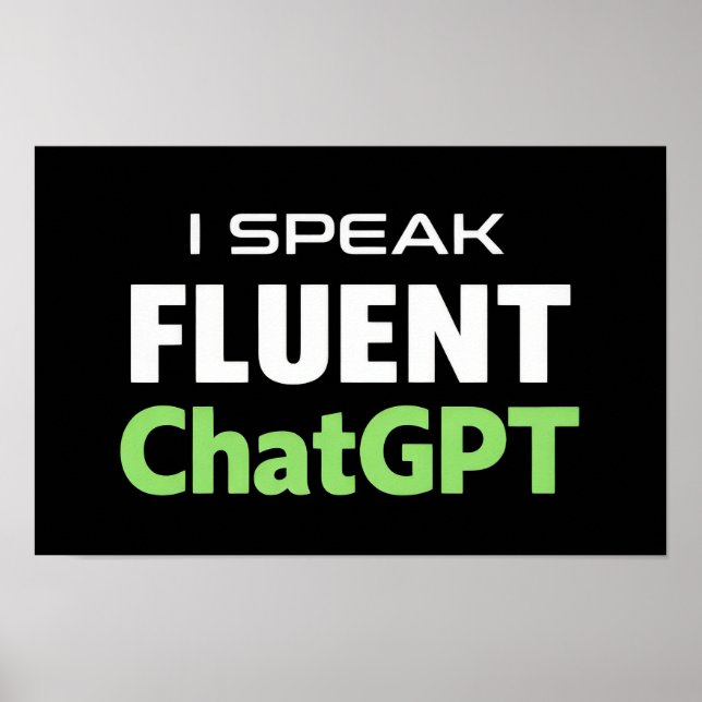 Funny ChatGPT Poster (Front)