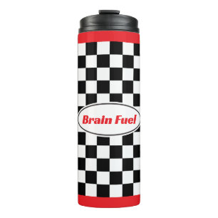 Funny Checkered Flag Racing Travel Mug Gift