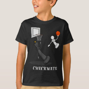 Funny Checkmate Chess Basketball Game Board King P T-Shirt