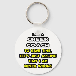 Funny Cheer Coach T-Shirts and Gifts Key Ring