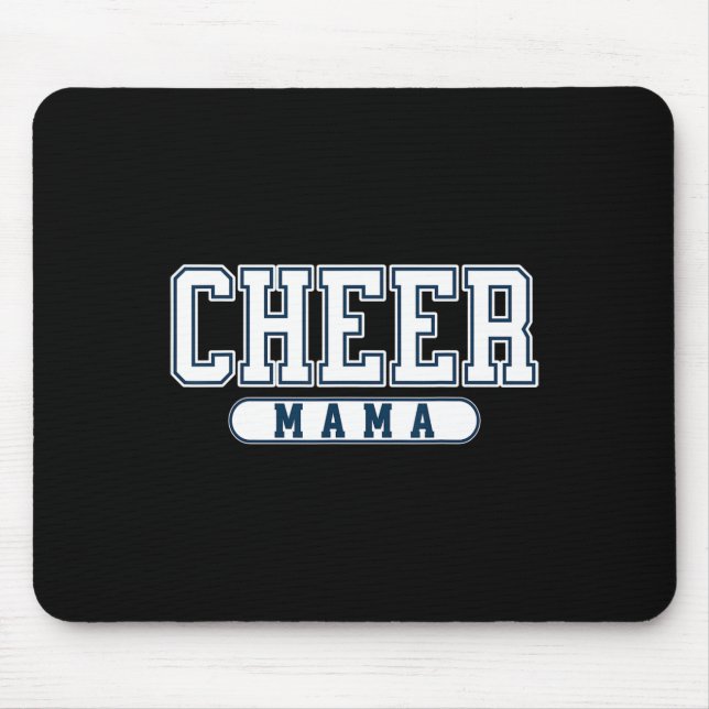 Funny Cheer Mum Cheerleading For Cheerleader Squad Mouse Pad (Front)