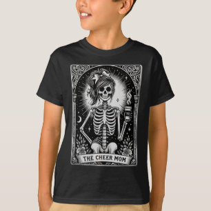 Funny Cheer Mum Halloween, Tarot Card Cheerleading T-Shirt