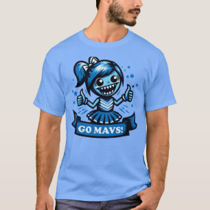 Funny Cheerleader Dallas Basketball T-Shirt