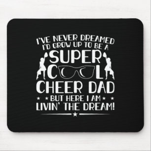 Funny Cheerleading Dad Cheer Dad Cheerleading Fath Mouse Pad