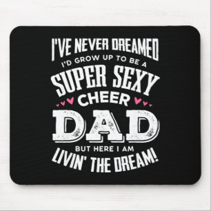Funny Cheerleading Dad Father Cheer Dad Mouse Pad