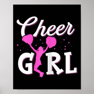 Funny Cheerleading Girls Women Cheer Mum Cheerlead Poster