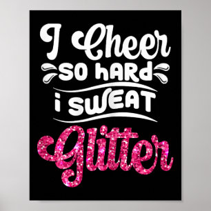 Funny Cheerleading Graphic For Cheer Girls Cheerle Poster