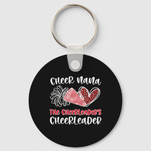 Funny Cheerleading Nana Grandma For Mother's Day B Key Ring