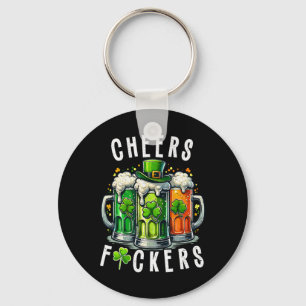 Funny Cheers Ers St Patricks Day Irish Drinking  Key Ring