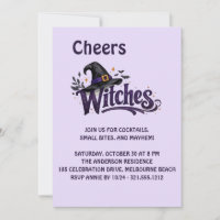 Funny Cheers Witches Halloween Girls Night Party