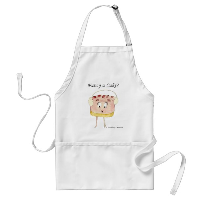 Funny cheesecake baking saying standard apron (Front)