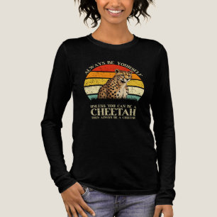 Funny Cheetah Quote Animal Lover Wild Cat Humour Tri-Blend Shirt