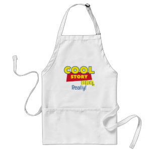 Funny Chef Apron with Pockets, Cool Story Bro