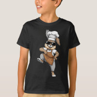 Funny Chef Bunny Cool Baker Rabbit Cooking Cartoon