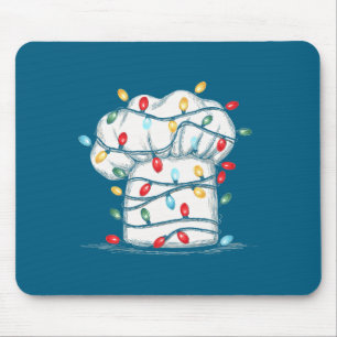 Funny Chef Christmas Graphics Lights Lover Cook Co Mouse Pad