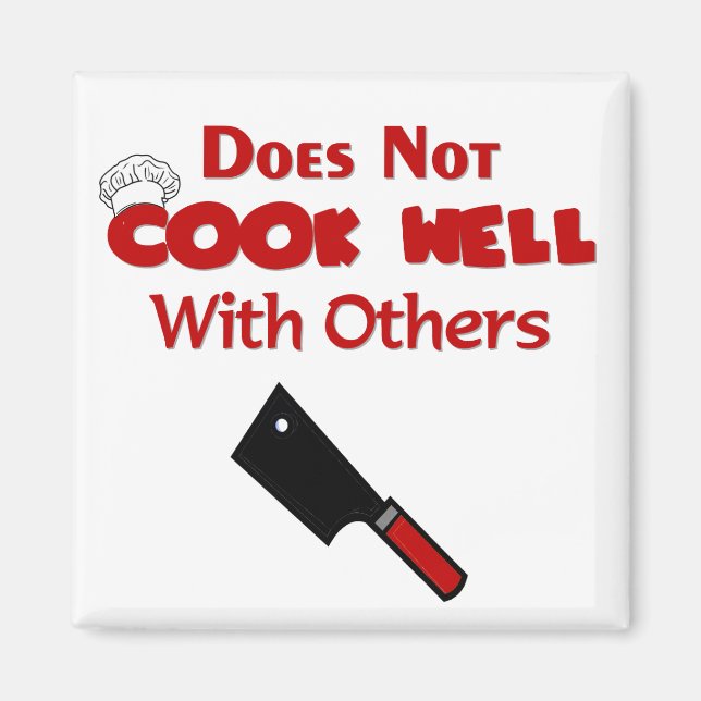 Funny Chef Gifts Magnet (Front)