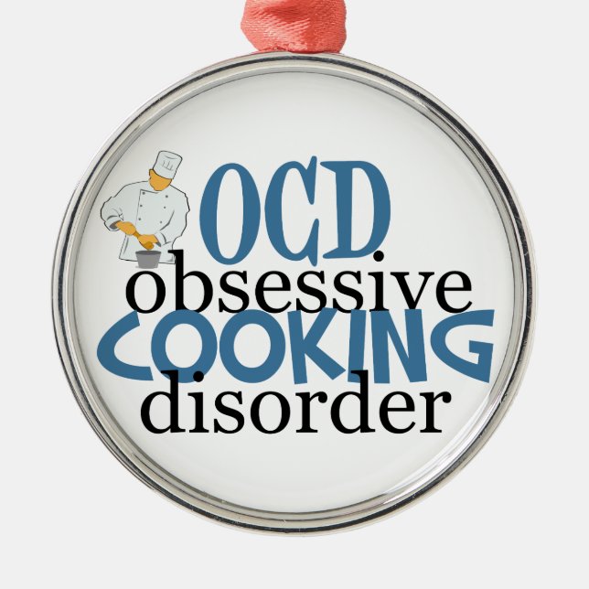 Funny Chef Metal Tree Decoration (Front)