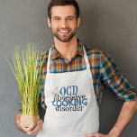 Funny Chef Obsessive Cooking Disorder Standard Apron<br><div class="desc">Cooking humour for a professional chef. Chefs obsessed with cooking will love this cute apron gift that reads Obsessive Cooking Disorder.</div>