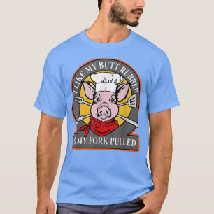 Funny Chef Pig Grilling Pull My Pork Barbecue Gril T-Shirt