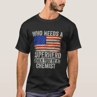 Funny Chef Superhero Vintage Tee For Men Dad