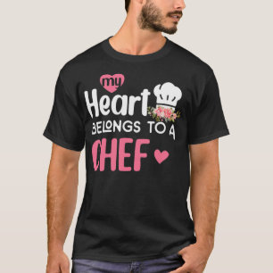 Funny Chef Wife Gift Chef Spouse birthday funny bo T-Shirt