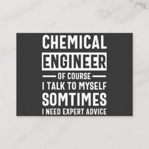 Funny Chemical Engineer Gift Business Card