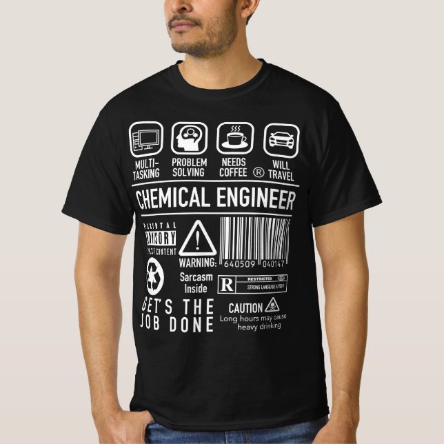 Funny Chemical Engineer Gift Chemical Engineering T-Shirt (Front)