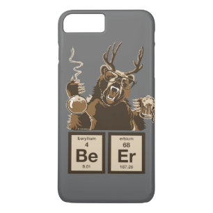 Funny chemistry bear discovered beer Case-Mate iPhone case